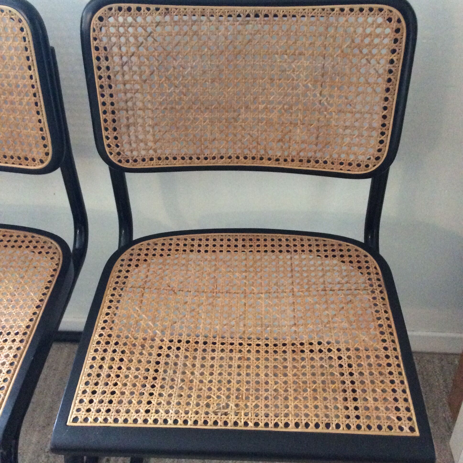 Série de 4 chaises Marcel Breuer Cesca B32