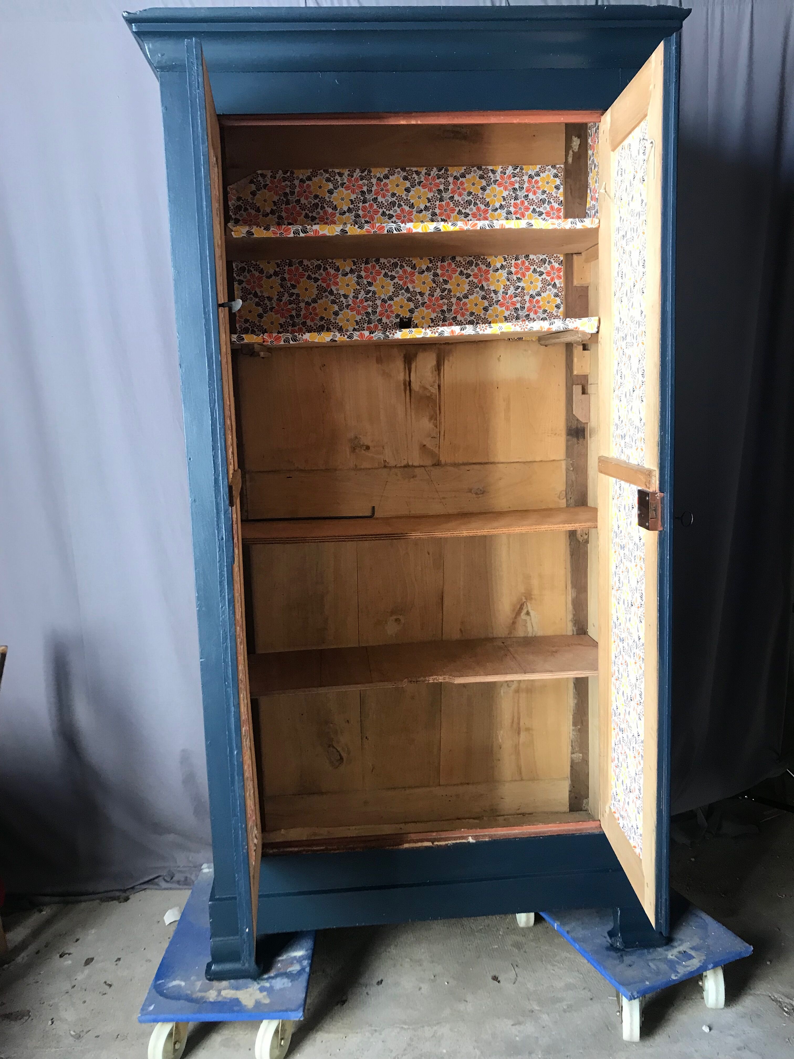 Classic wardrobe blue basalt grey