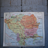 School poster of the Balkan states Vidal Lablache No.33