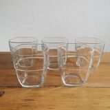 Service of 5 stackable glasses