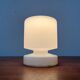Mid-century minimalist glass table lamp, 1960s