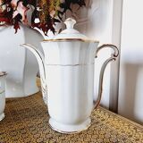 Coffee Service 12 Complete Services in Limonge France Model Versailles Porcelain