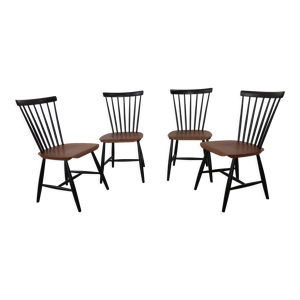 Chaises suédoises en teck par