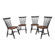 Swedish Teak Chairs by S. E. Fryklund for Hagafors, 1960s, Set of 4