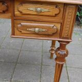 Napoleon III period tiered walnut desk from the 19th century