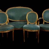 Salon of 5 pieces in Louis XVI style