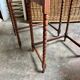 2 nesting tables in turned oak ☐ 62.5 x 33.5 cm