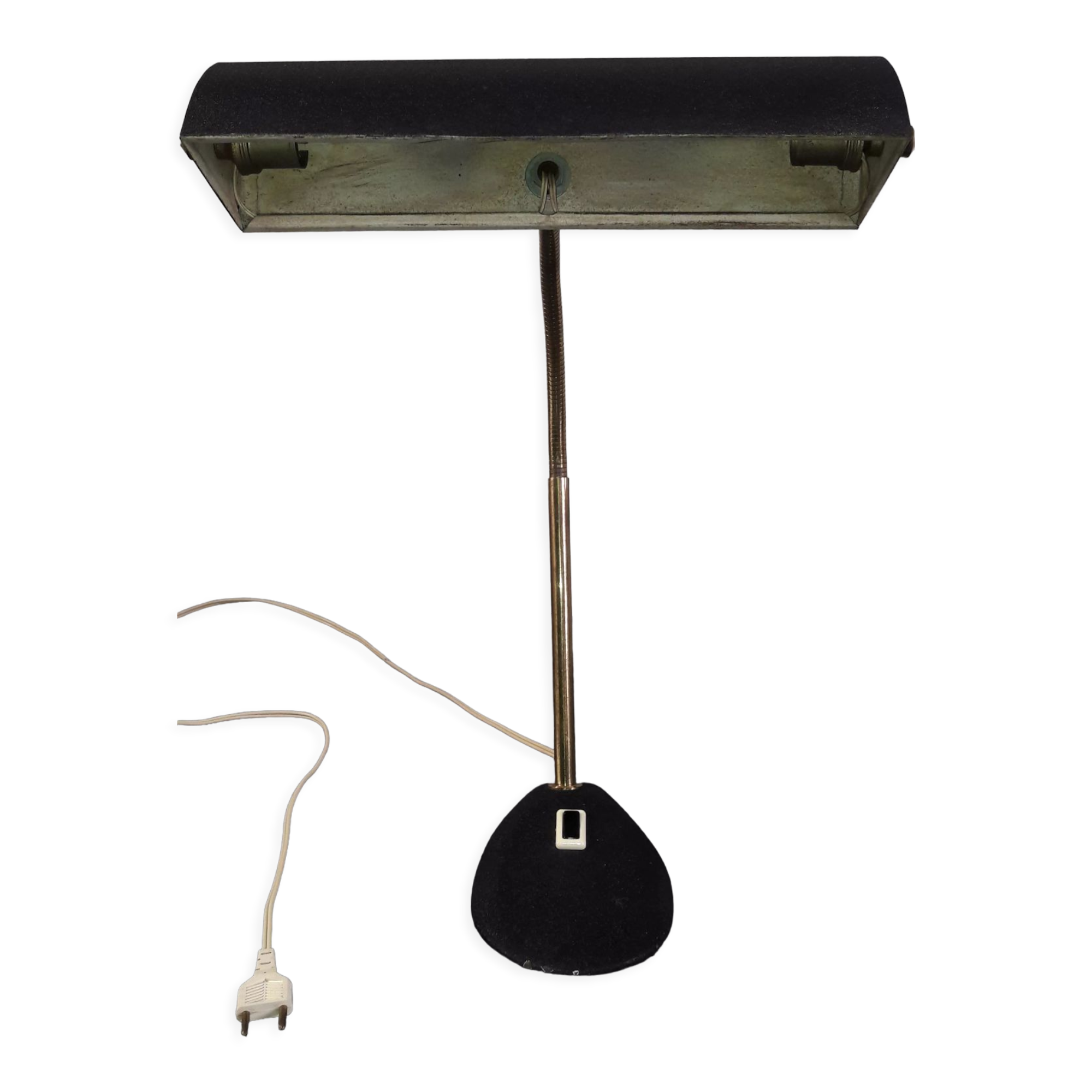 Vintage lamp ALUMINOR black 50's