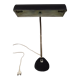 Lampe vintage Aluminor noire  50's