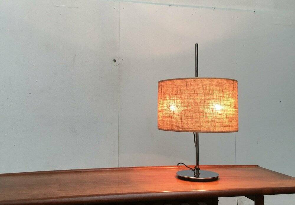 German table lamp from the mid-century space age by Staff Leuchten, 1960s.