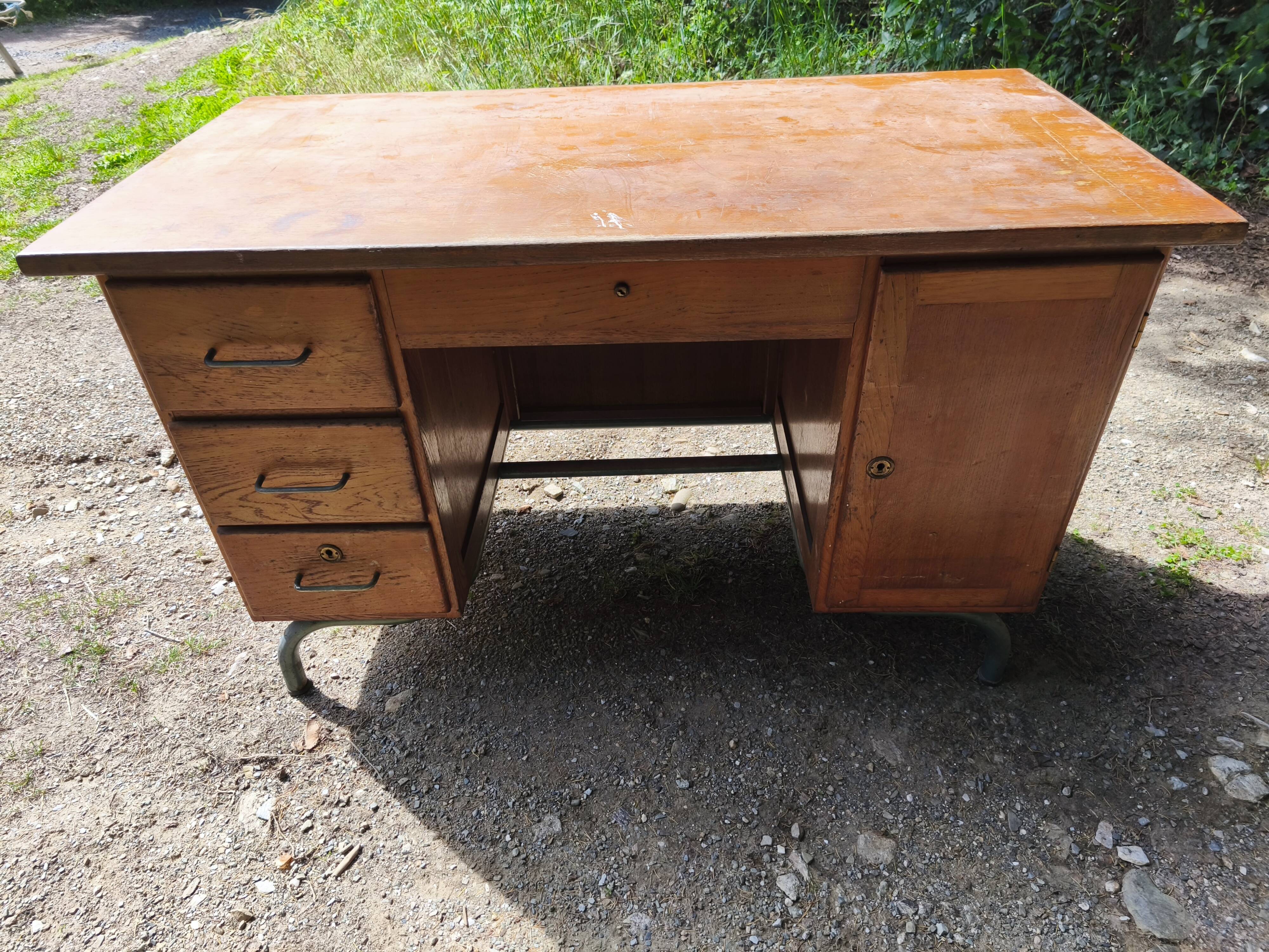 Vintage teacher's desk