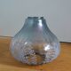 Blue glass tulip pendant light