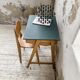 Bureau et chaise enfant pieds compas