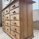 Meuble de métier en pin 1950