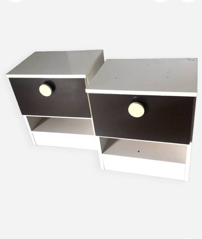 Pair of Prisunic bedside tables 1970