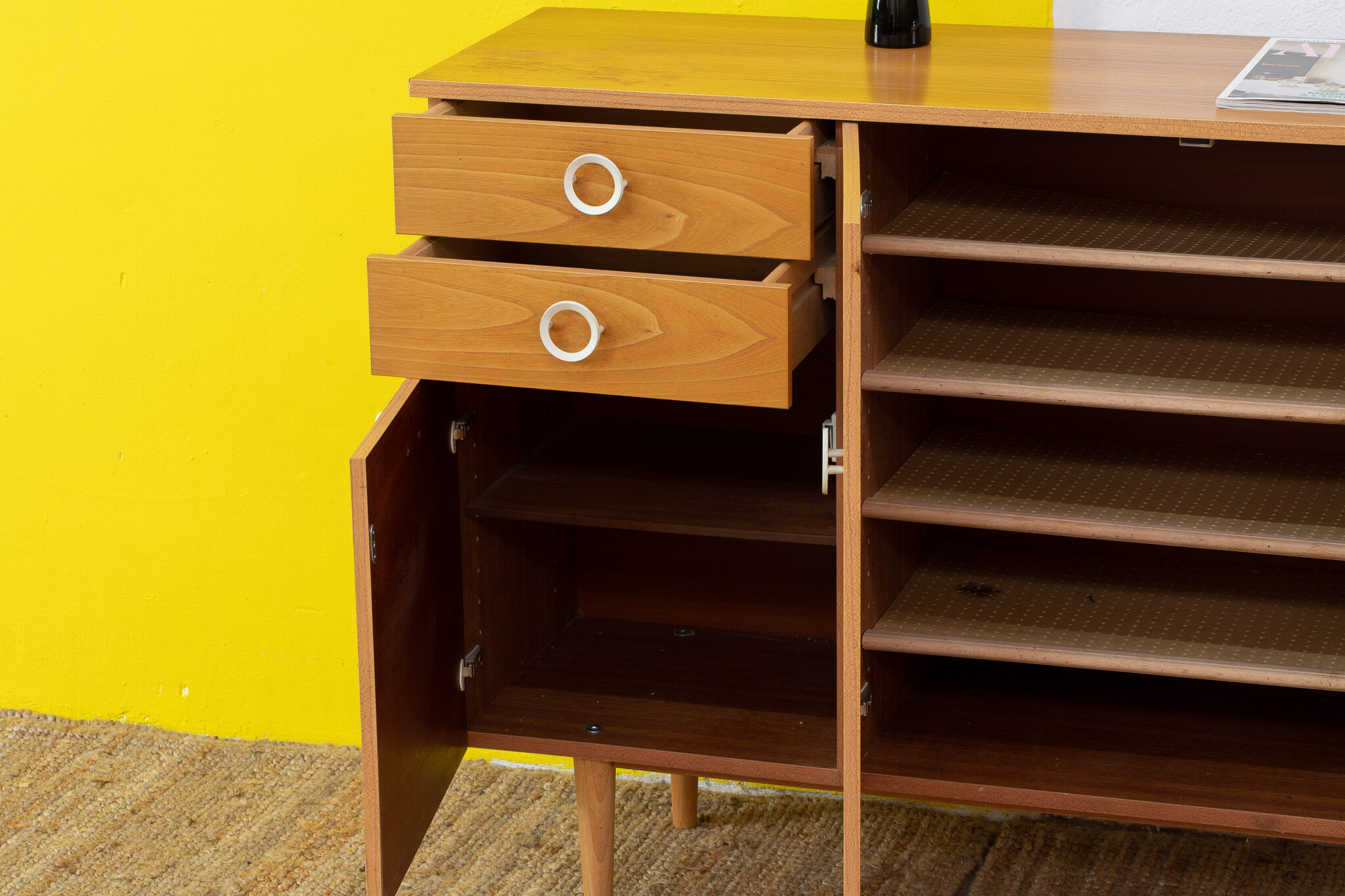 Vintage Scandinavian sideboard 120 cm