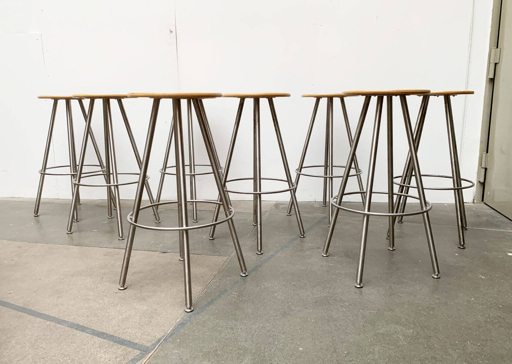 Set of German kitchen or bar stools Duktus by Bulthaup, Set of 2