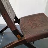 Pair of "Relax" armchairs in leather and wood, Angel I. PAZMINO - 1950