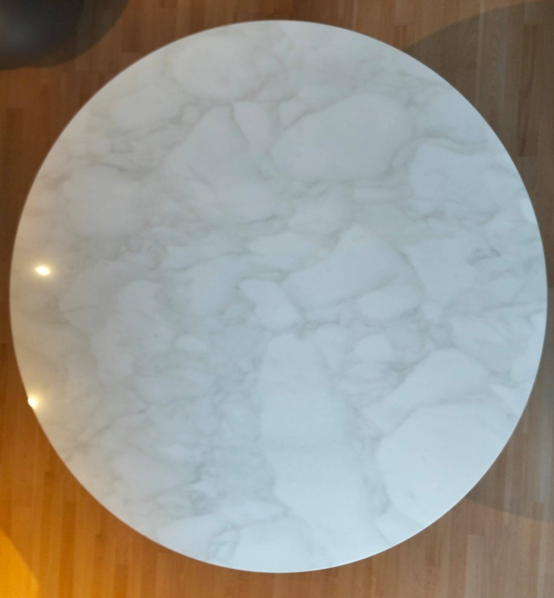 Round table "Flute" Cinna (Ligne Roset) – Arabesco Marble Ceramic 120cm