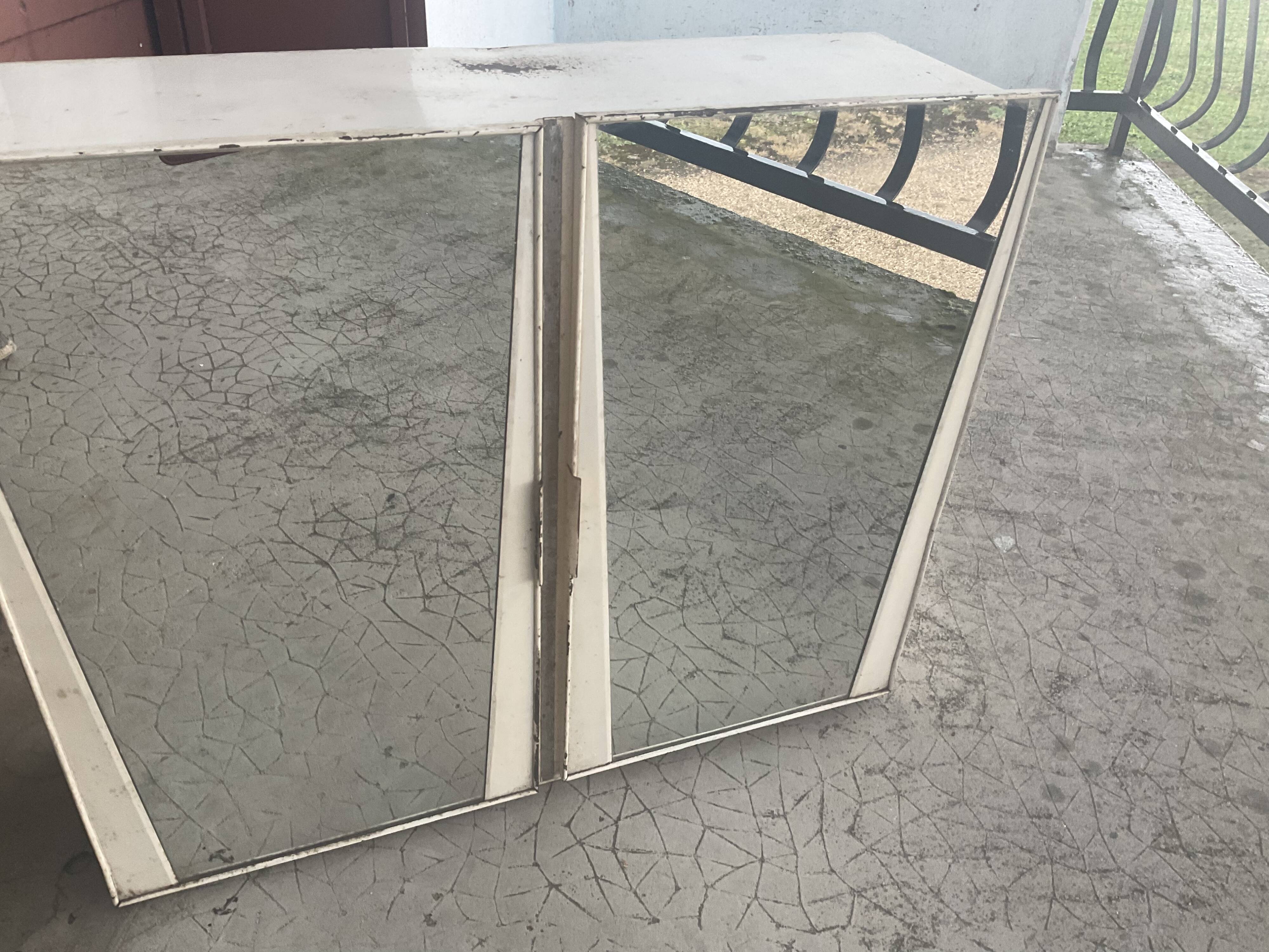 Pharmacy cabinet mirror