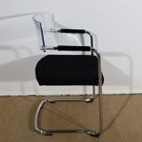Office chair in chromed metal – xxth
