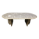 Vintage Italian grey marble coffee table, 1970s