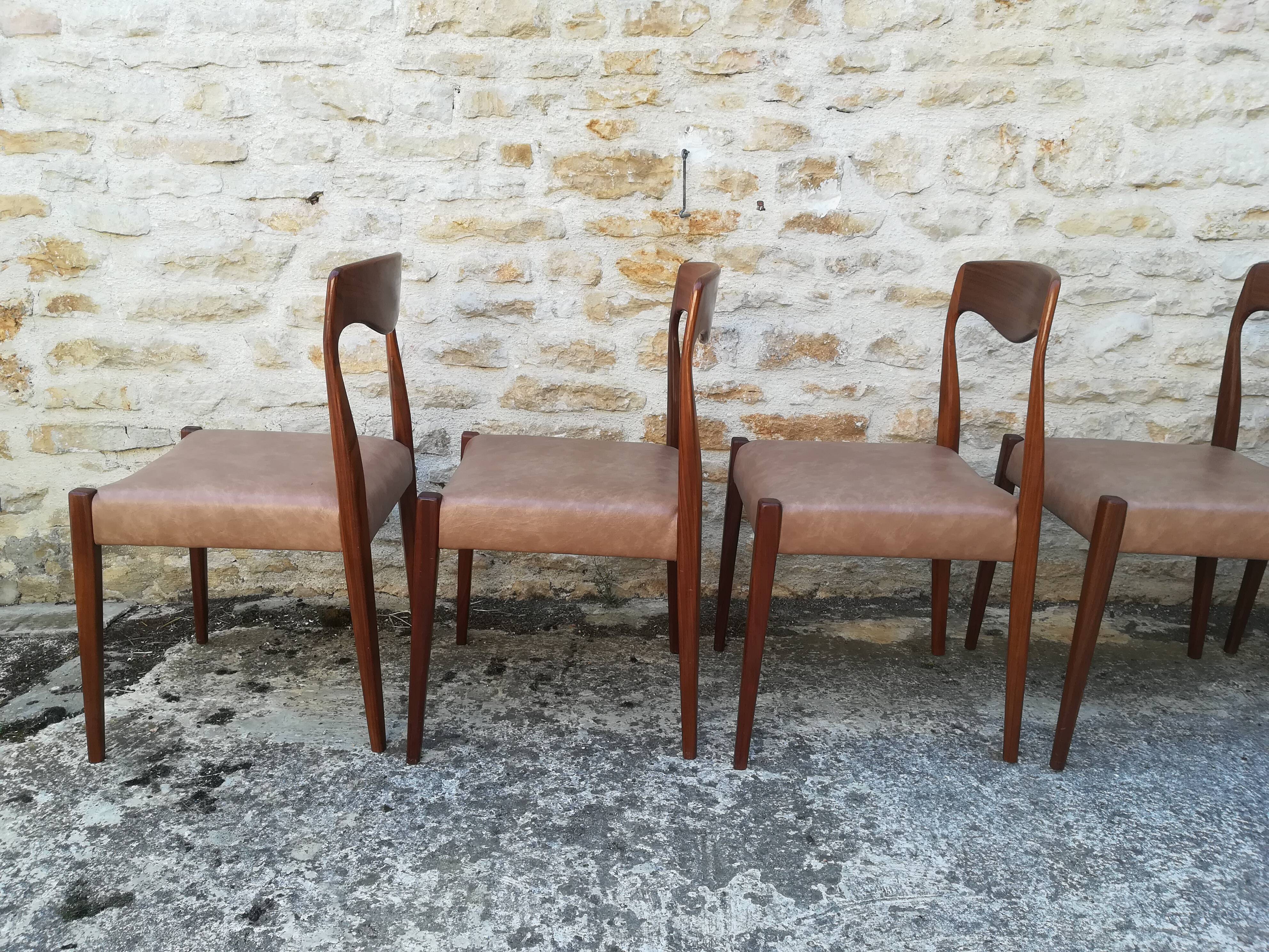 Scandinavian teak chairs