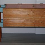 Unique Custom Modern Buffet with Doors Opening Upwards