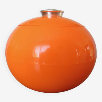 70s orange ice bucket