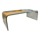 Glass coffee table "bridge"