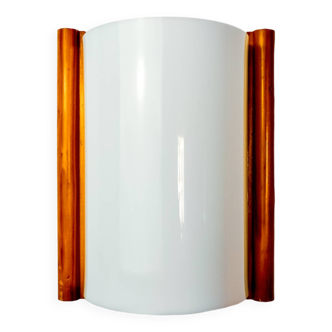 Pine and methacrylate wall lamp, Spain 1980