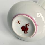 Hand-painted Limoges porcelain soliflore | Ribbon/Bow