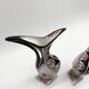 Pair of "zoomorphic" vases – ceramic, Italy, 1960s