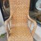 Vintage rattan armchair