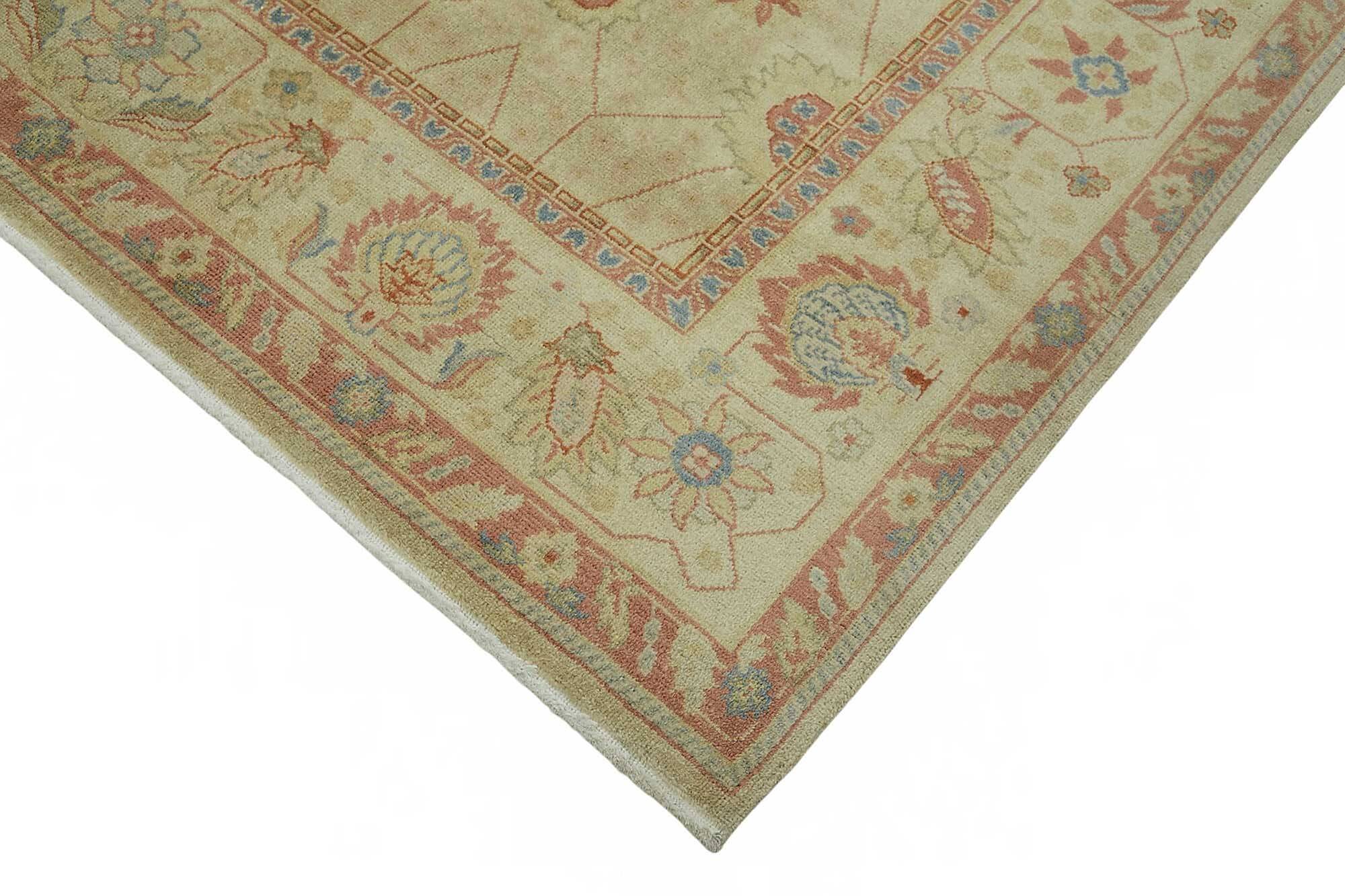 Turkish Handknotted Wool Oushak Rug 242 cm x 302 cm