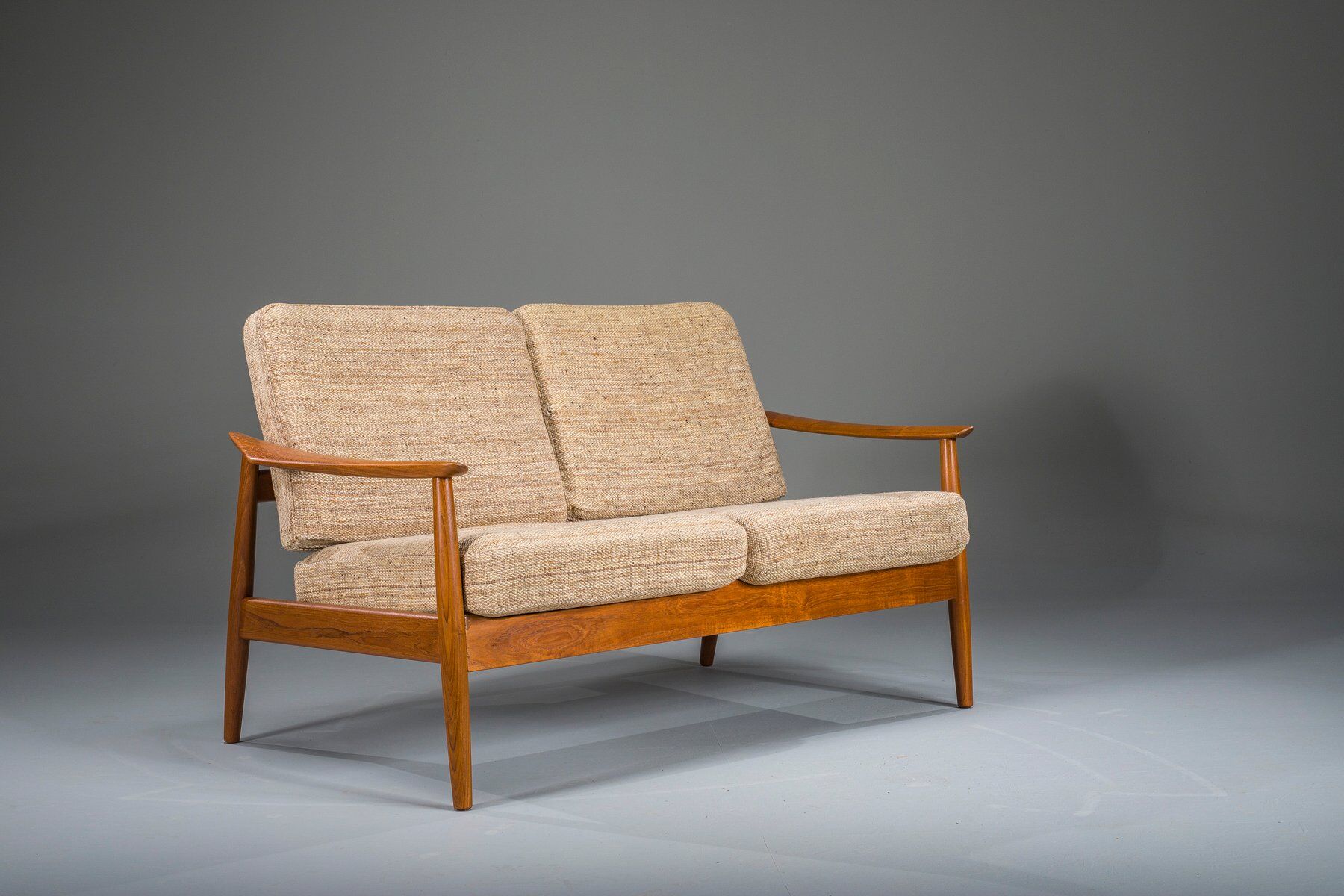 Danish modern seating set in teak by Arne Vodder for France & Søn, 1960s, set of 3