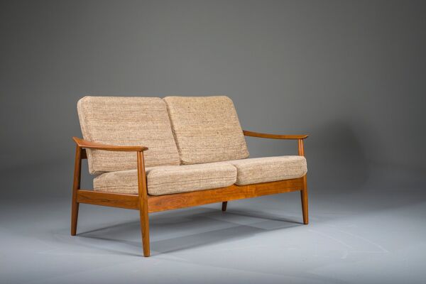 Ensemble de sièges moderne danois en teck par Arne Vodder pour France & Søn, années 1960, ensemble de 3.