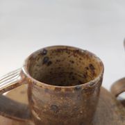 Set of 4 Puisaye stoneware coffee cups