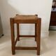 Solid oak stool