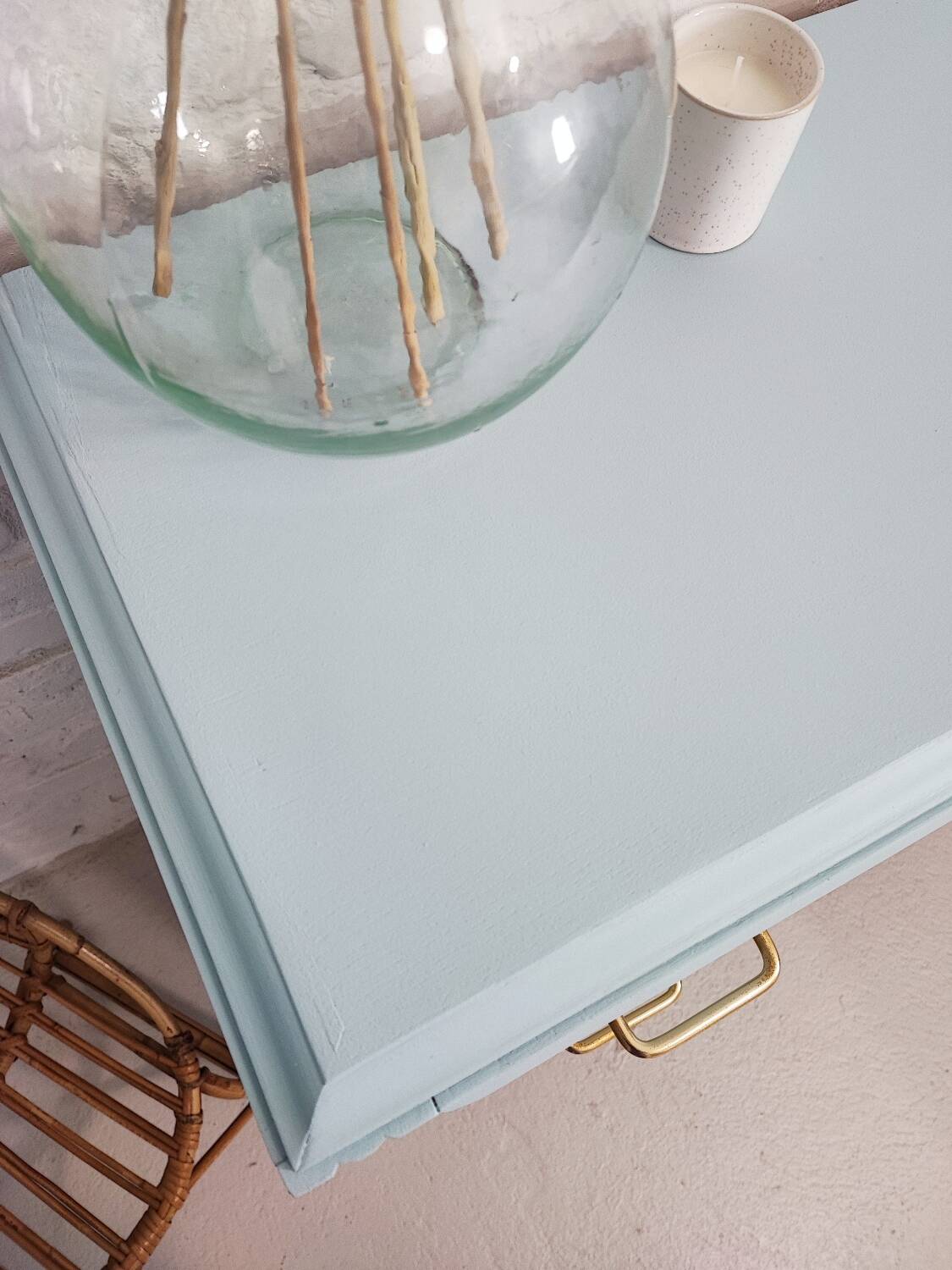 Blue vintage chest of drawers