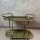 Brass serving trolley