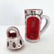 Vintage ceramic terracotta glazed candle holder - 1970s
