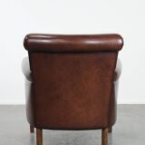 Luxury Sheep Leather Armchair with a Timeless Look
