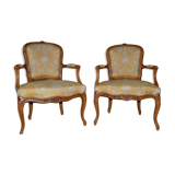 Louis XV style armchairs, around 1890