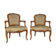 Louis XV style armchairs, around 1890
