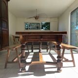 Castle, farm, convent kitchen table
