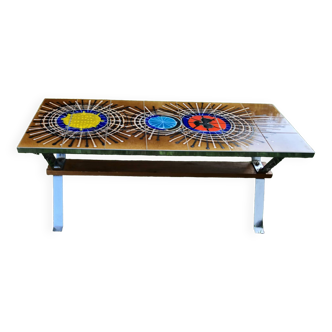 70s ceramic coffee table