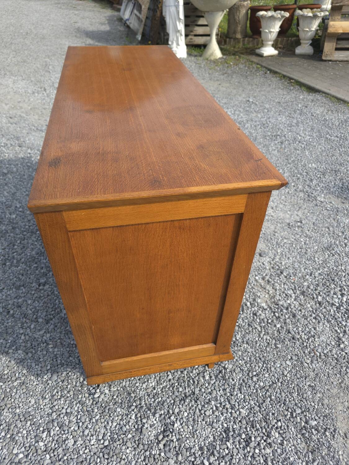 Vintage Scandinavian oak buffet style