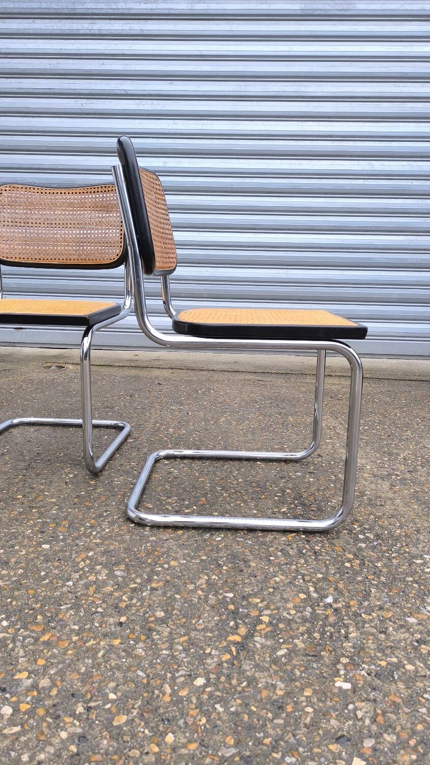 Pair of Cesca B32 chairs by Marcel Breuer