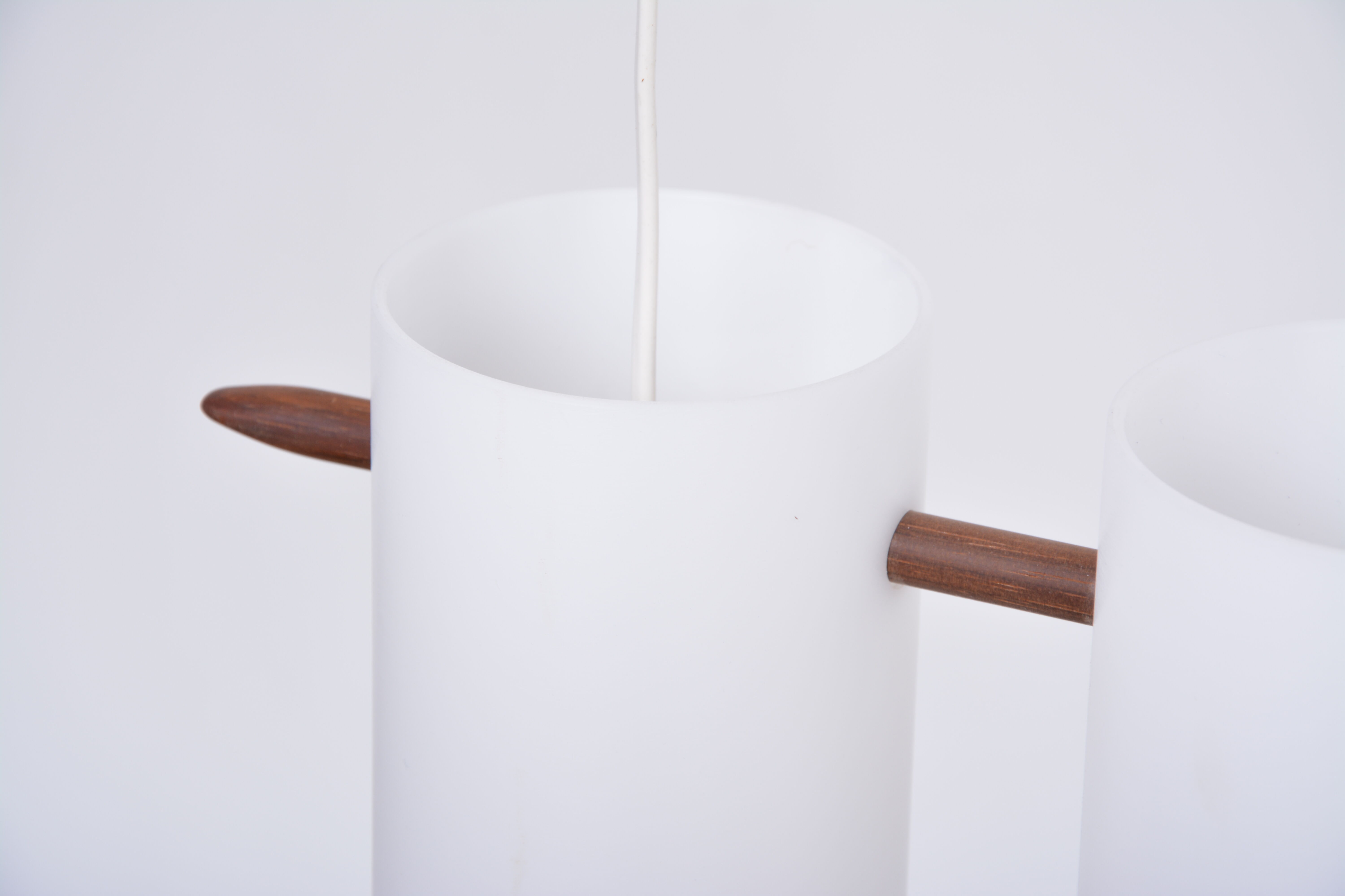 Swedish Mid-Century Modern pendant lamp model 538 by Uno & Östen Kristiansson for Luxus